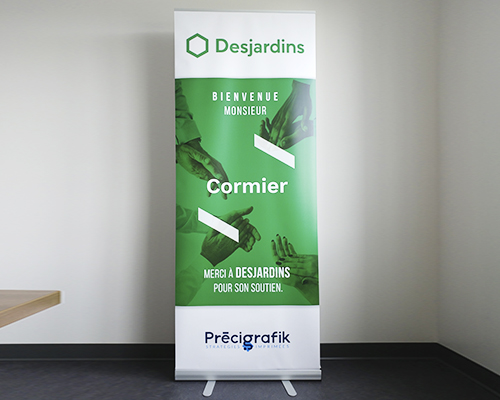Bannières rétractables roll-up