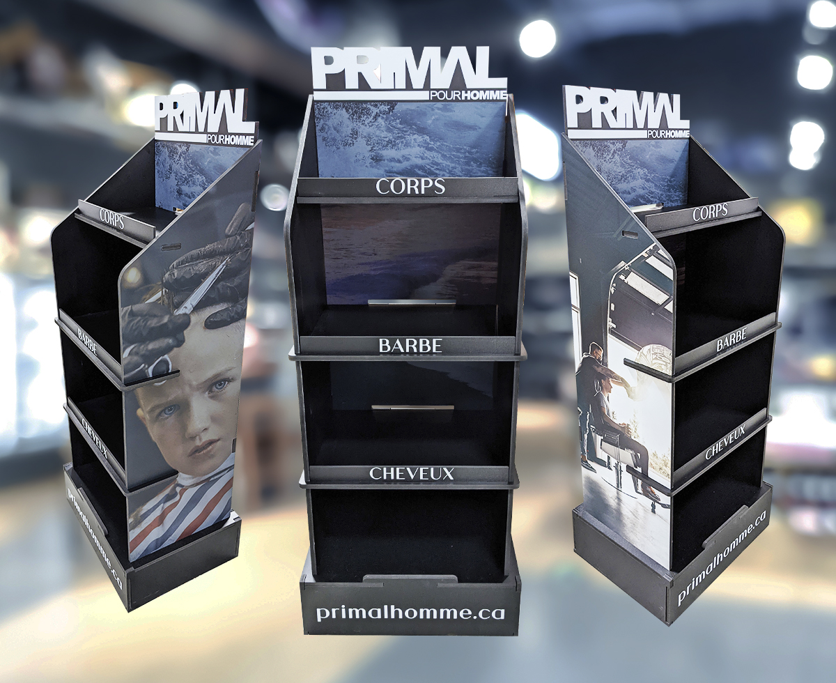 Présentoirs de magasin