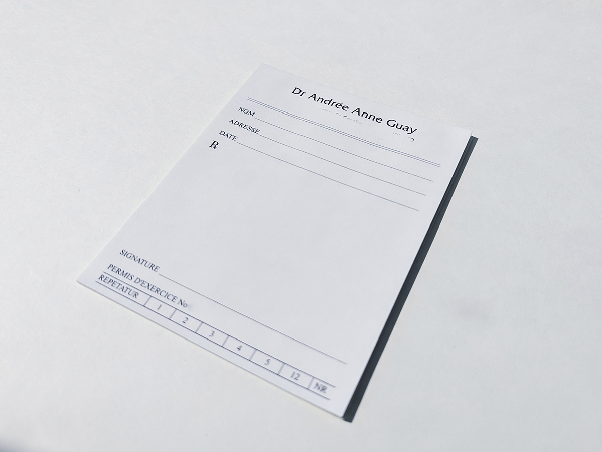 Pads de prescription
