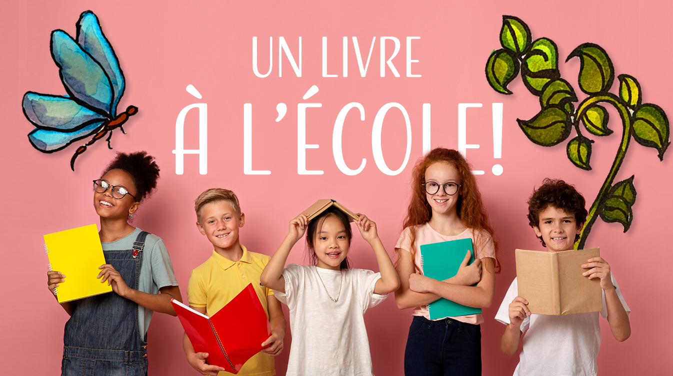 un livre à l'école